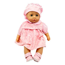 Bayer Doll Vintage Doll 17 inch Soft Body Pink Clothing - $45.49