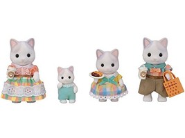 Sylvanian Families Doll Latte Neko Family FS-52 ST Mark Toy Dollhouse EPOCH - $40.01