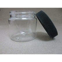 24 Pet Plastic 2 Oz Empty Clear Containers Cosmetic Jar Cap Creams Makeu... - $71.85