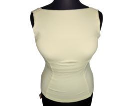 OGL Natural Sensation Plantive Bustier Look Mini Rib Padded Shelf Bra Tank Sz L - £15.45 GBP