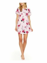 FLORA Ladies Everyday Sleepshirt Nightgown, Pink Floral, Size: L - £21.41 GBP