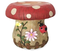 Stool for Garden Mushroom Style Terrace Garden Stool and decoration 13 inches - £104.61 GBP