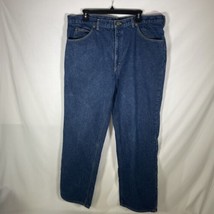 Vintage  Osh Kosh BGosh Jeans Mens Size 40x30 Flannel Lined Blue Straight Leg - £29.51 GBP