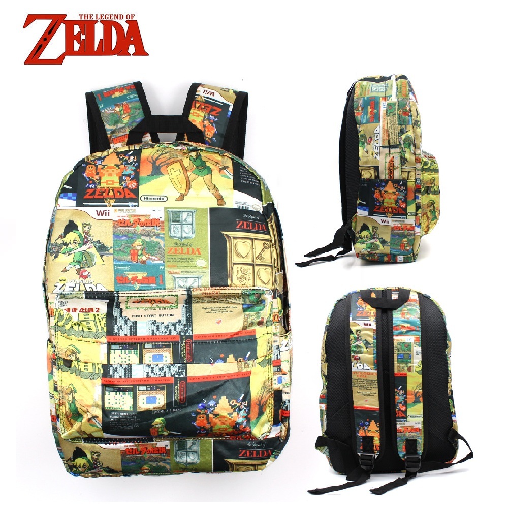 Legend of Zelda Series Backpack Schoolbag Daypack Bookbag Scene A - $39.99