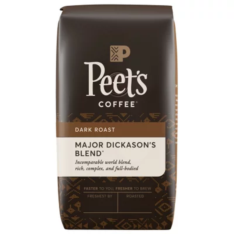 Peet'S Coffee Dark Roast Whole Bean, Major Dickason'S Blend (32 Oz.) - £23.19 GBP