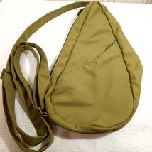 AmeriBag Healthy Back Bag green Sling Purse nylon avocado backpack crossbody - £47.96 GBP