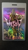 WRETCHED - ORIGINAL ALL ACCESS TOUR LAMINATE BACKSTAGE PASS - $46.00