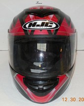 HJC CS-R2 Motorcycle Motocross Full Face Helmet Size Small Red Black DOT... - $72.42