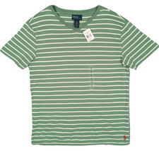 NEW Polo Ralph Lauren T Shirt!  Pinkish Red, Orange, Green, Faded Navy  Striped - £27.86 GBP