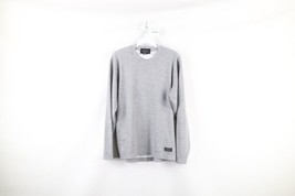 Vintage 90s Eddie Bauer EbTek Mens Medium Thermal Knit Long Sleeve T-Shirt Gray - £30.89 GBP