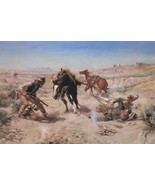 The Cinch Ring by Charles Marion Russell Western Giclee Art Print + Ship... - £30.66 GBP+