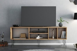 Palma  Modern TV Stand up to 80&quot; TVs Rustic Media Console TV Table - £163.40 GBP