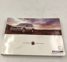 2003 Subaru Forester Owners Manual Handbook OEM L03B23026 - £21.23 GBP