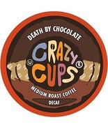 Crazy Cups DECAF Death By Chocolate Coffee 22 to 110 Keurig K cup Pick A... - $35.16 CAD+