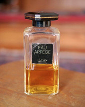 Vintage Lanvin Eau Arpege Perfume 3.3oz 100ml 40% Full Art Deco Bakelite Stopper - $59.99