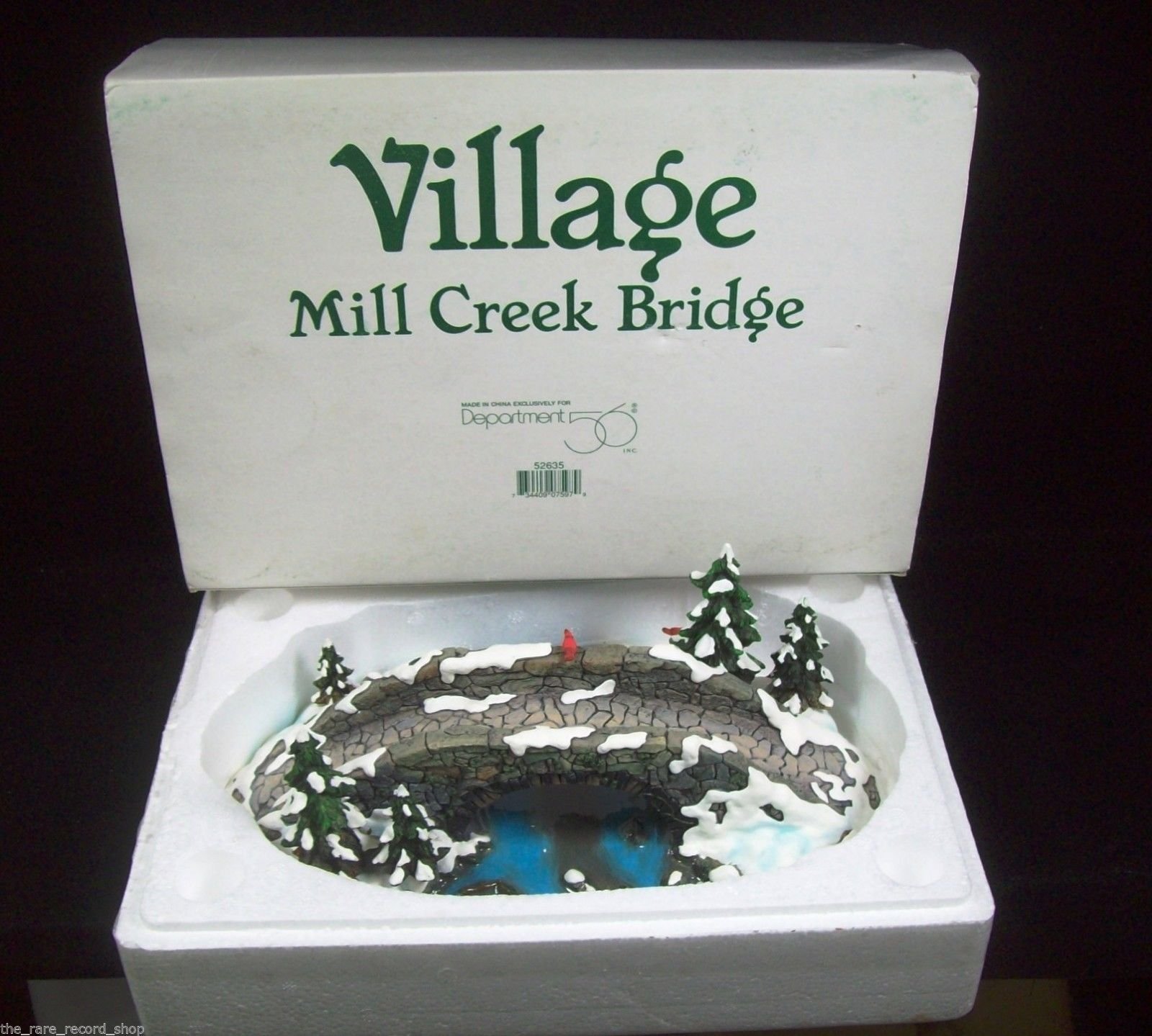Department 56 Village Mill Creek Bridge #52635 - £57.82 GBP