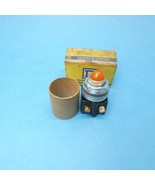 Square D 9001-KP1A9 Ser F Pilot Light 30.5MM Amber Plastic Domed 120VAC NOS - $644.07 MXN