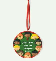 MAKE OFFER》Jesus Was Born for Everyone Christmas Around the World Orname... - $7.42