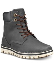 Timberland Womens Brookton Lace-Up Leather Boots Size 11 M Color Dark Grey - £87.03 GBP
