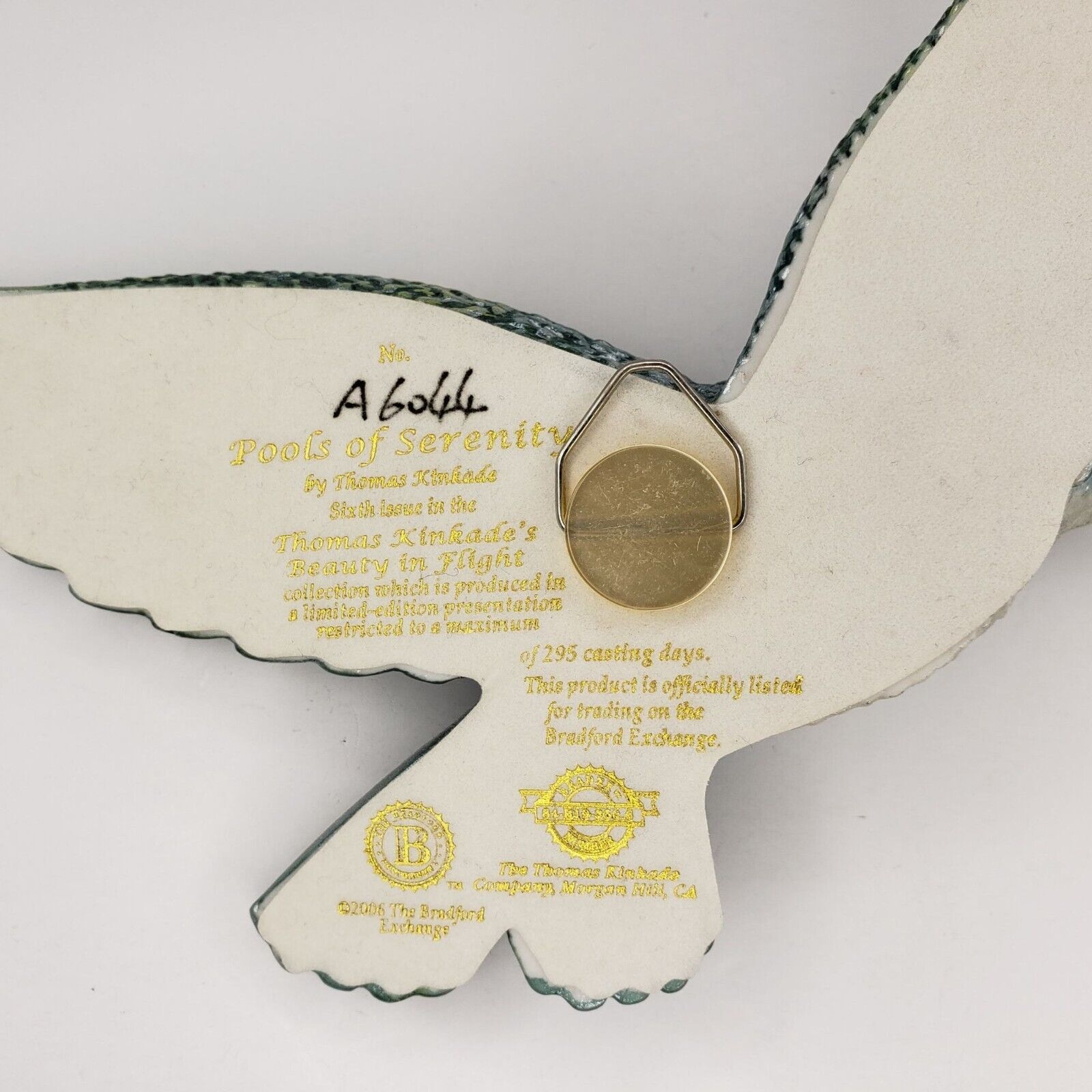 Thomas Kinkade Pools of Serenity Beauty In Flight Hummingbird Wall Decor Hummingbirds