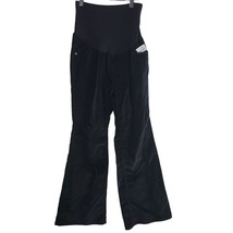 Old Navy Full Panel Maternity Pants 8 Short Flare Leg Soft Velvet Pull O... - £13.35 GBP