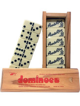 Dominoes Regular With Puerto Rico Name &amp; Garita 28 Pieces - £19.92 GBP