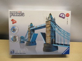 New London Tower Bridge 3D Puzzle 216 Pcs 46.2&quot; 2012 Ravensburger NIB - $24.75