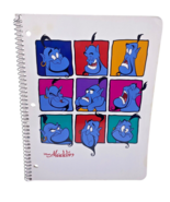 Aladdin Genie Notebook Spiral Bound Ruler Lined Pages USA Made Vintage D... - £29.03 GBP