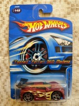2006 Hot Wheels Collector #149 TOONED 360 MODENA Dark Red w/Chrome Pr5 S... - $9.74