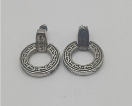 Brighton Dangle Drop Disc Ring Engraved Earrings - $668.31 MXN