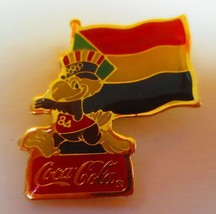 Coca-Cola 1984 Olymypic International  Flag Lapel Pin   SUDAN - £2.91 GBP