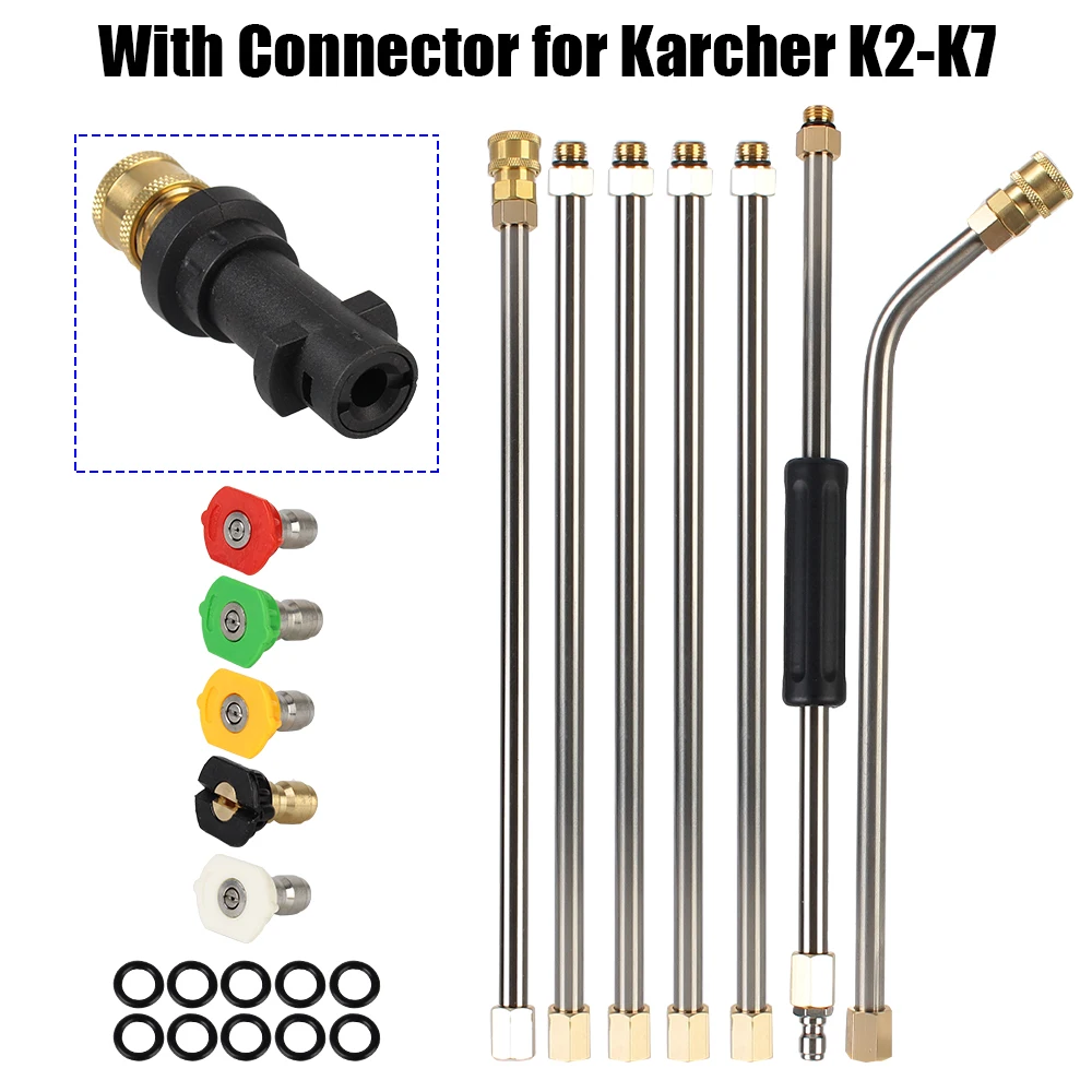 For Karcher K Series With 5 Quick Nozzles Car Washer Metal Jet Powerful Water - £48.75 GBP