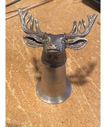 Jägermeister Stag Deer Head Pewter Bar Shot *Pre-Owned* qqq1 - $266.36 MXN