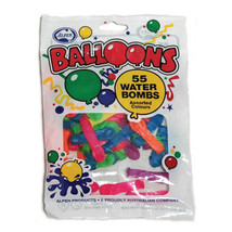 Alpen Waterbomb Balloons 55pcs - £22.44 GBP