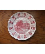 Alfred Meakin Zodiac Date Plate Pink  9" " God Bless our house Throughout 1976" - £19.78 GBP