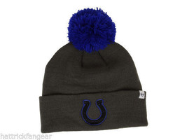 Indianapolis Colts &#39;47 Brand Justus NFL Team Football Knit Hat/Beanie - £16.41 GBP