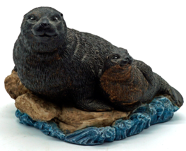 Sea Lion &amp; Pup Figurine from Lincoln City on the Oregon Coast - $13.33