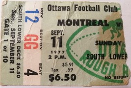 CFL Football Montreal Alouettes vs. Ottawa Rough Riders Vintage Ticket S... - £5.46 GBP