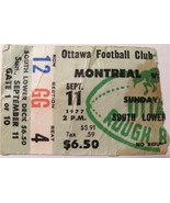 CFL Football Montreal Alouettes vs. Ottawa Rough Riders Vintage Ticket S... - $6.95