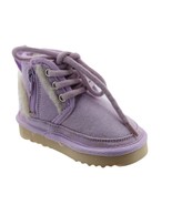 Toddle Boots Weestep Toddler Girls Faux Fur Lined Bootie Size 4 Purple - €12,82 EUR