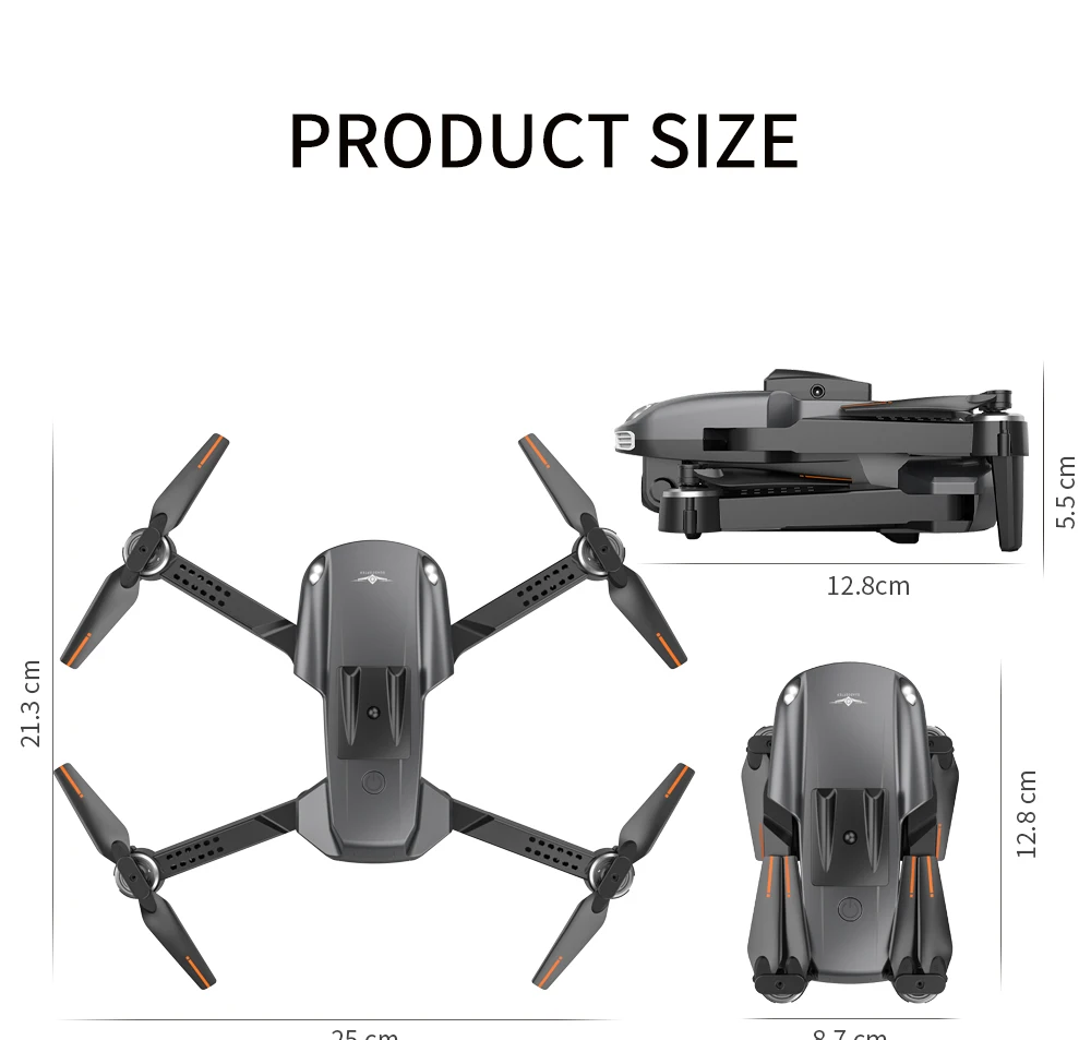 2022 New KF616 Mini Infrared Obstacle Avoidance RC Drone 8K HD Dual Camera Drone - £131.69 GBP+