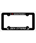 I Love Monterey Whales Novelty Metal License Plate Frame - £15.14 GBP