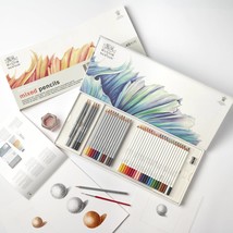 Winsor Newton Studio Collection Mixed Pencils Set of 48 - £63.25 GBP