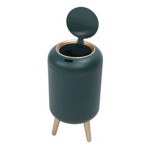 Smart Automatic Trash Can with Lid, White Plastic, Motion Sensor, Quick ... - $1,080.22 MXN