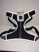 Boots and Barkley Reflective Large Dog Harness Adjustable Black Up To 90lbs - £10.38 GBP