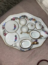 EME Made In Japan Old Country Roses Pattern,  Miniature Tea Set-Dollhouse - $274.36 MXN