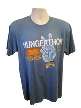 2013 Hungerthon John Lennon Imagine Theres No Hunger Adult Large Blue TS... - £15.95 GBP