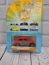 New Jada Punch Buggy Vw Beetle Red/Silver 1/64 Diecast Volkswagen Slug Bug - £6.43 GBP