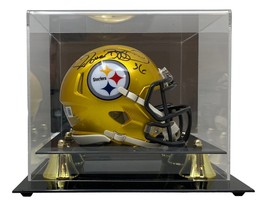 Jerome Bettis Signé Pittsburgh Steelers Flash Mini Vitesse Casque Bas Av... - $300.69
