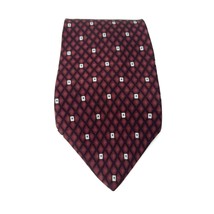 Ziggurat 100% Silk Mens Tie For Dress Business Work Formal Purple Mulberry - £14.64 GBP